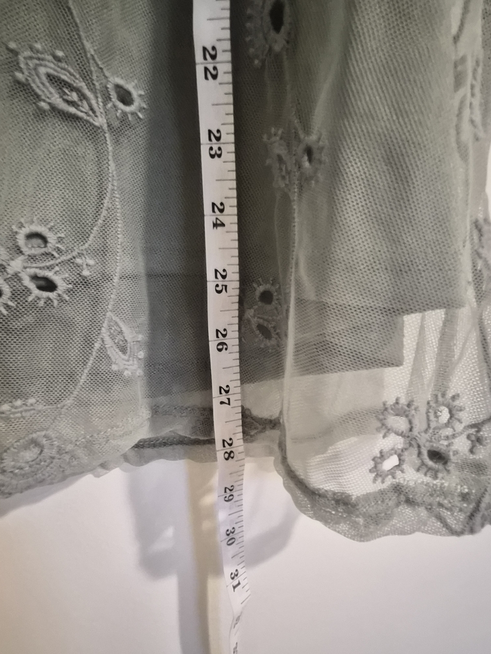 Maurices | Embroidered Sleeveless Blouse - Sage Green - Picture 5 of 10